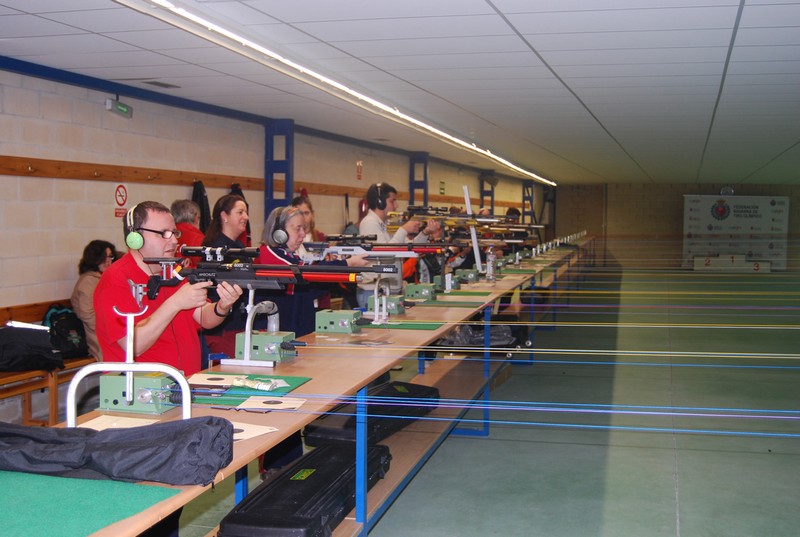 Navarra "al copo" en el VII Open de Tiro para Ciegos